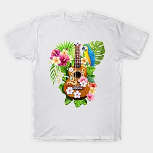 Tropical Summer Hawaiian Art T-Shirt